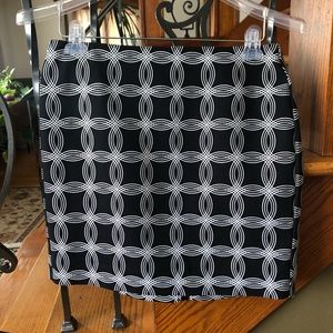 Banana Republic Geometric Circles Skirt 8